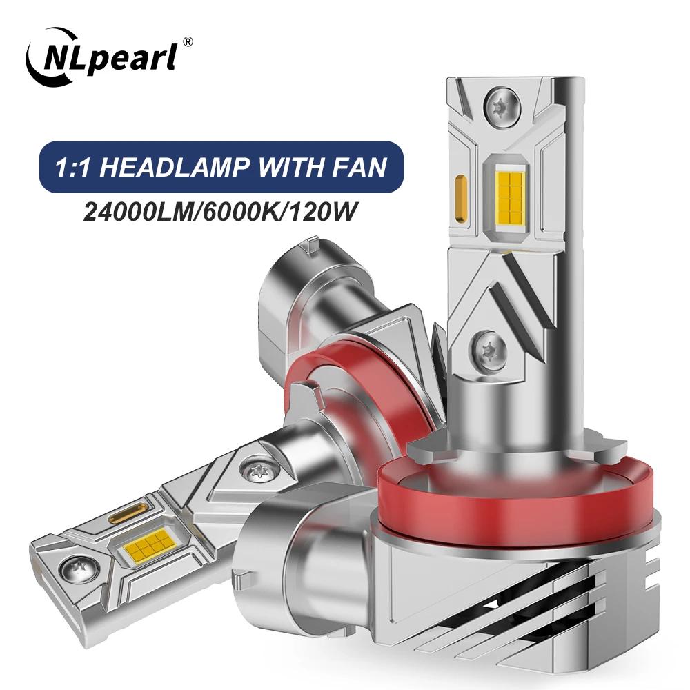 Nlpearl ̴  ڵ LED  Ʈ ŰƮ, ڵ 工, ͺ LED , H11, 120W, 6000K, 12V ڵ 